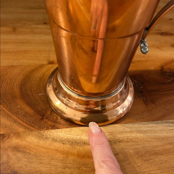 Vintage Venetian Copper Tea or Coffee Pot - Picture 11 of 12